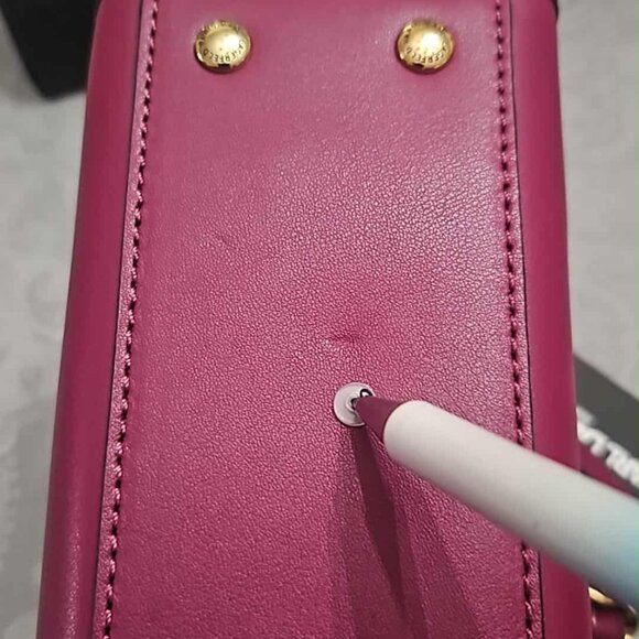 KARL LAGERFELD PARIS Savoie Crossbody Wine - Picture 9 of 10